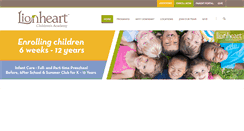 Desktop Screenshot of lionheartkid.org